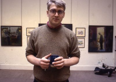 Robbie Bushe at Solo Show 1992, Scottish Gallery, George Street