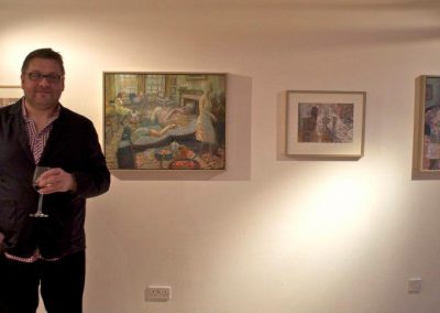 Robbie Bushe RSA drawings painting art narrative edinburgh Scottish John Moores painting prize 2020