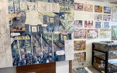 Eight months to paint — the Houston Blackadder sabbatical